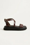 Estil - Platform Sandals - Brown Matte