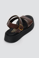 Estil - Platform Sandals - Brown Matte