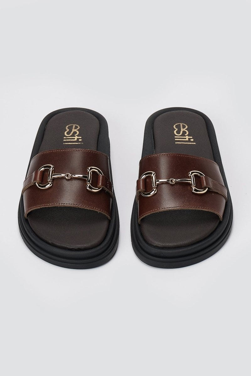 Estil - Platform Sandals - Brown Matte