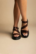 Estil - Platform Sandals - Brown Matte
