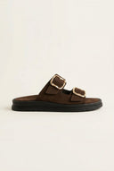 Estil - Platform Sandals - Brown Suede
