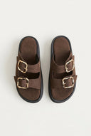 Estil - Platform Sandals - Brown Suede