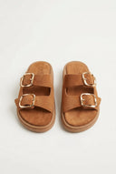 Estil - Platform Sandals - Camel Suede