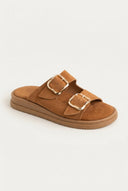 Estil - Platform Sandals - Camel Suede