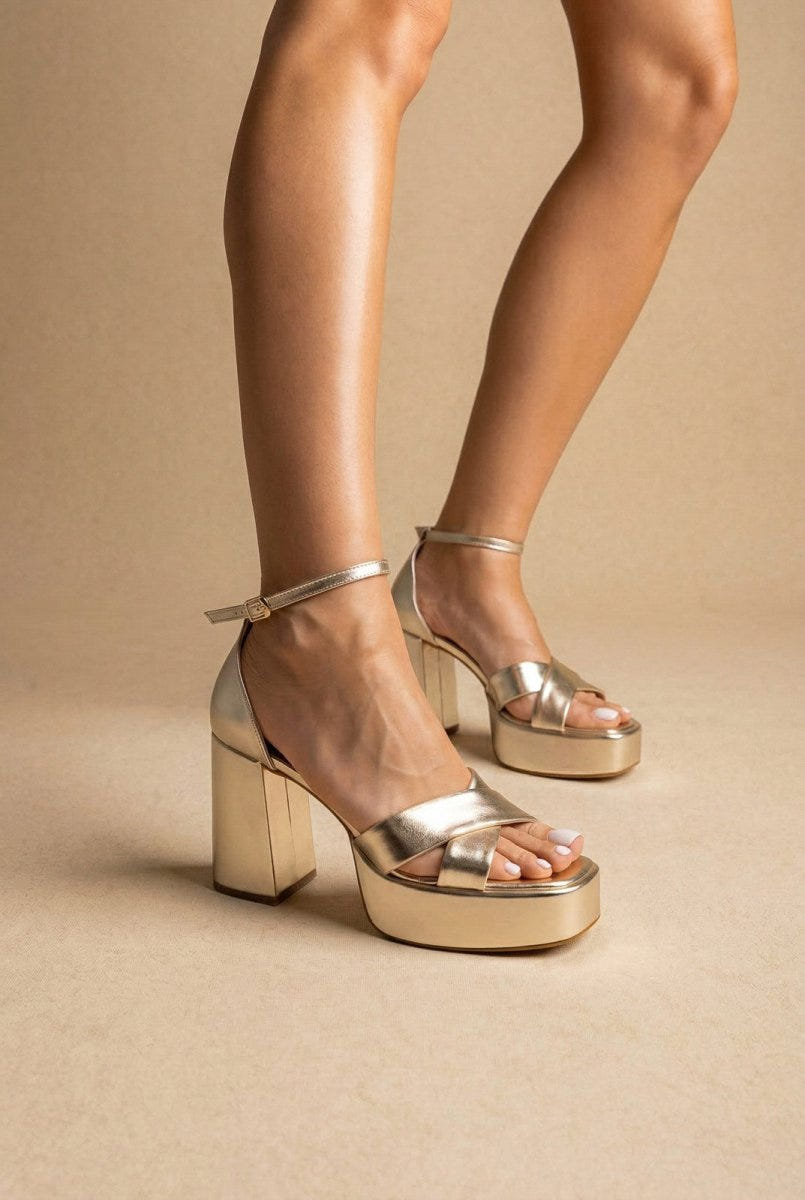 TFP - Platform Sandals - Gold