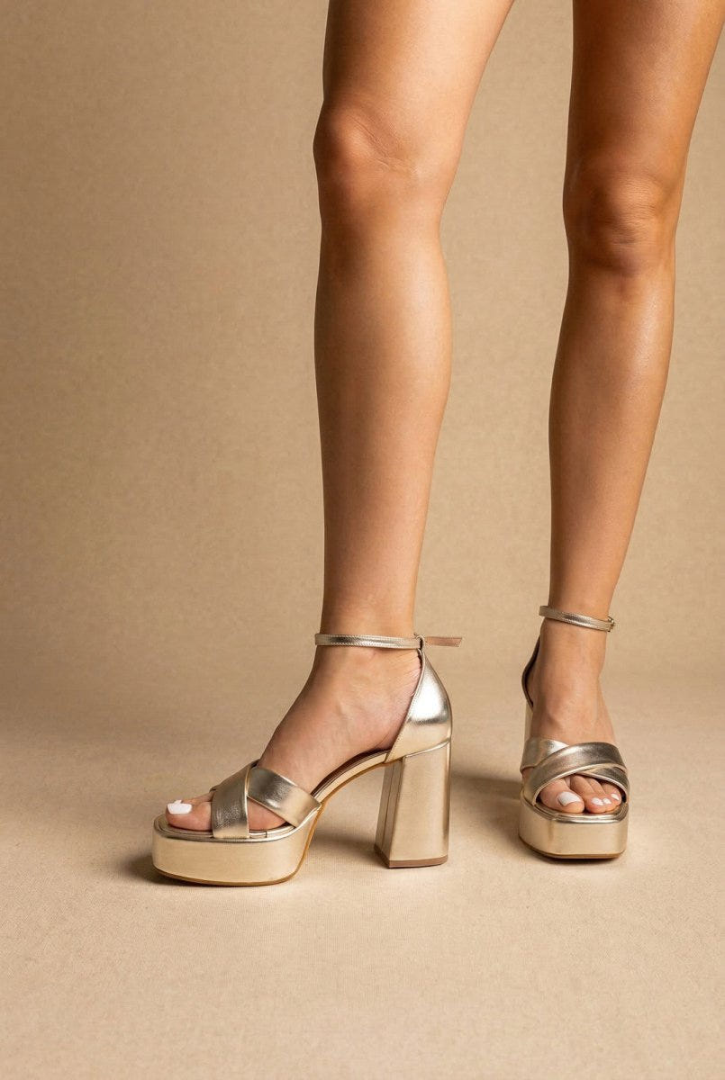 TFP - Platform Sandals - Gold