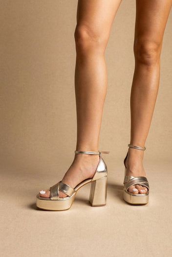 TFP - Platform Sandals - Gold