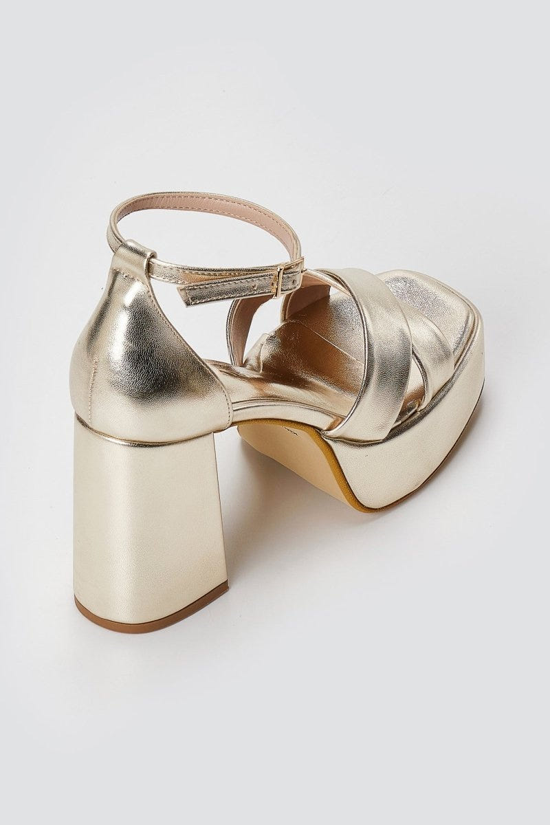TFP - Platform Sandals - Gold