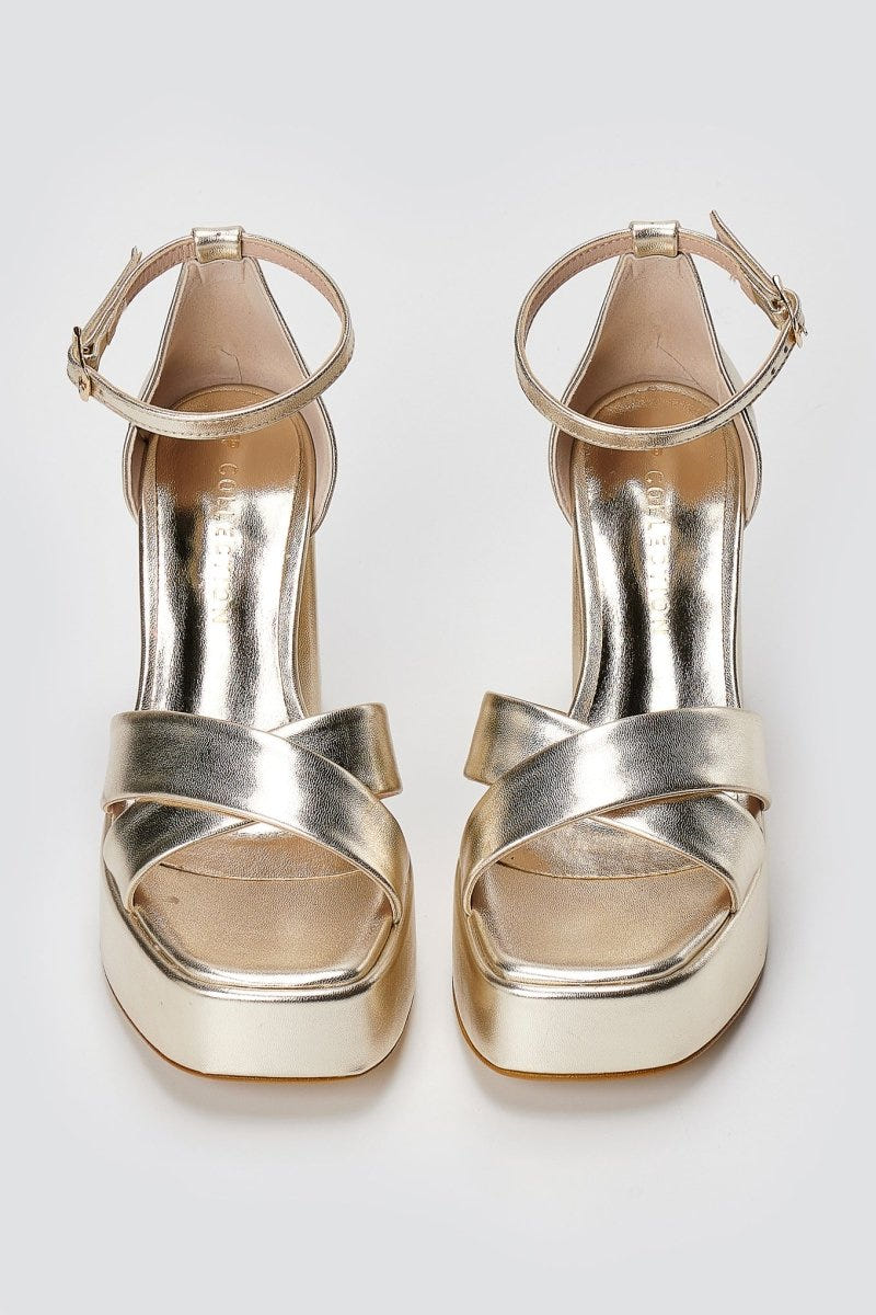 TFP - Platform Sandals - Gold