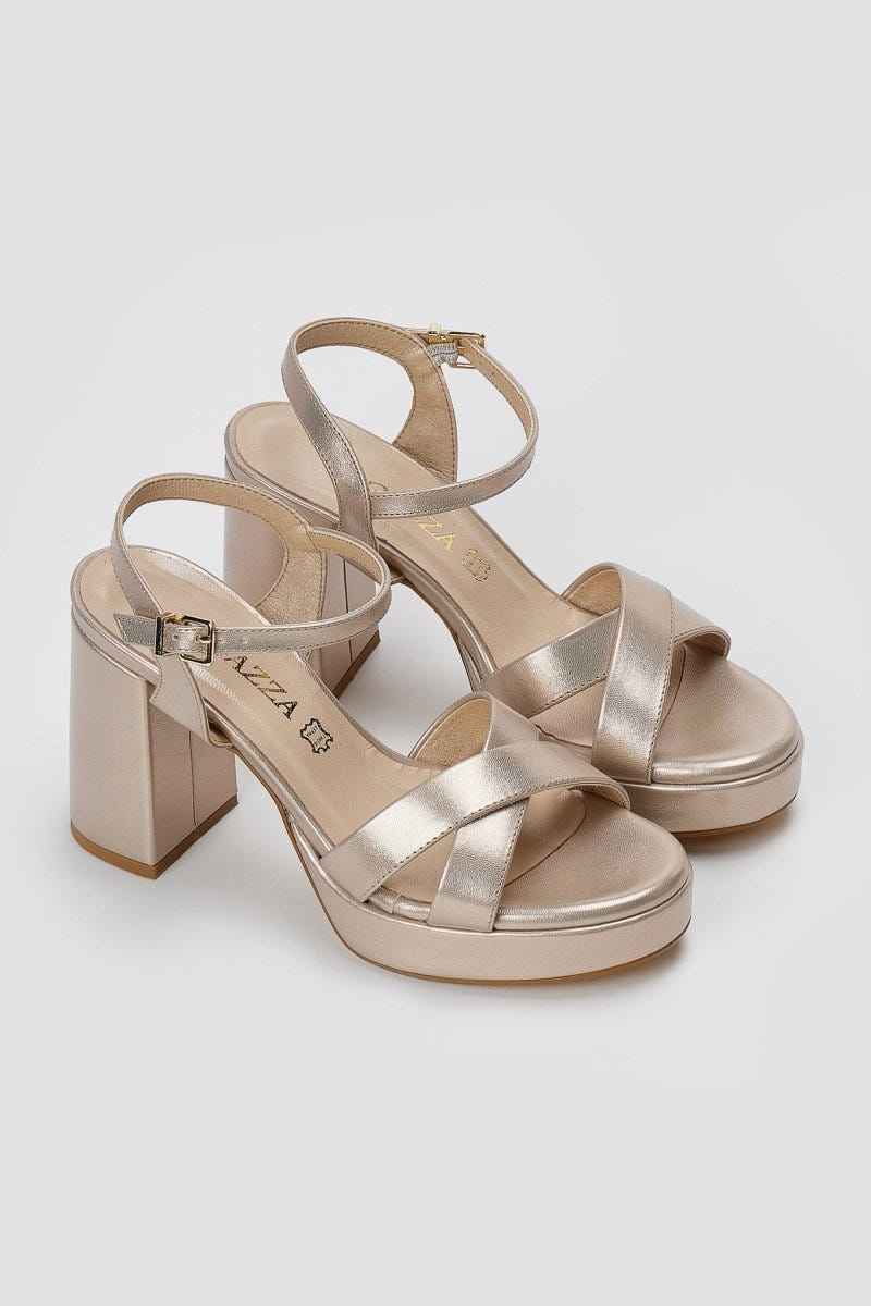RAGAZZA - Platform Sandals - Sand Matte