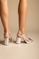 TFP - Platform Sandals - Silver Metallic