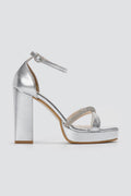 TFP - Platform Sandals - Silver Metallic