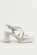TFP - Platform Sandals - Silver Metallic