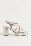 TFP - Platform Sandals - Silver Metallic