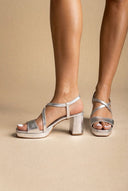 TFP - Platform Sandals - Silver Metallic