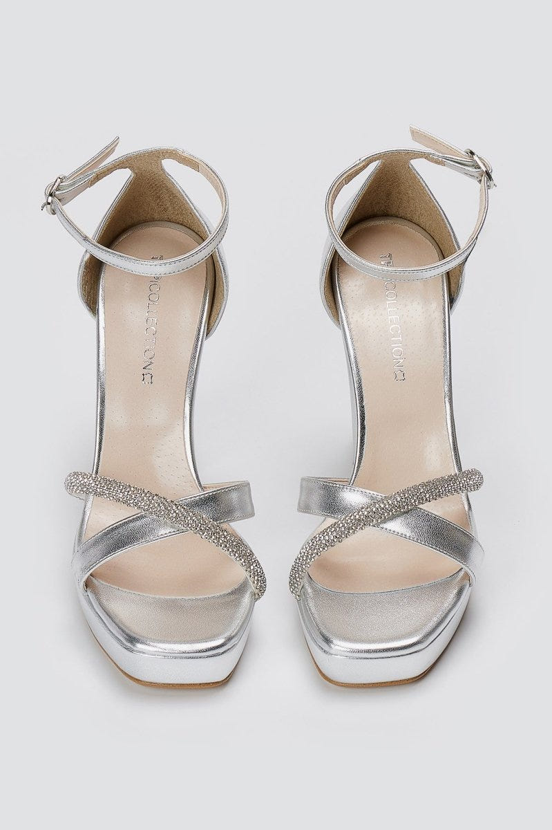 TFP - Platform Sandals - Silver Metallic