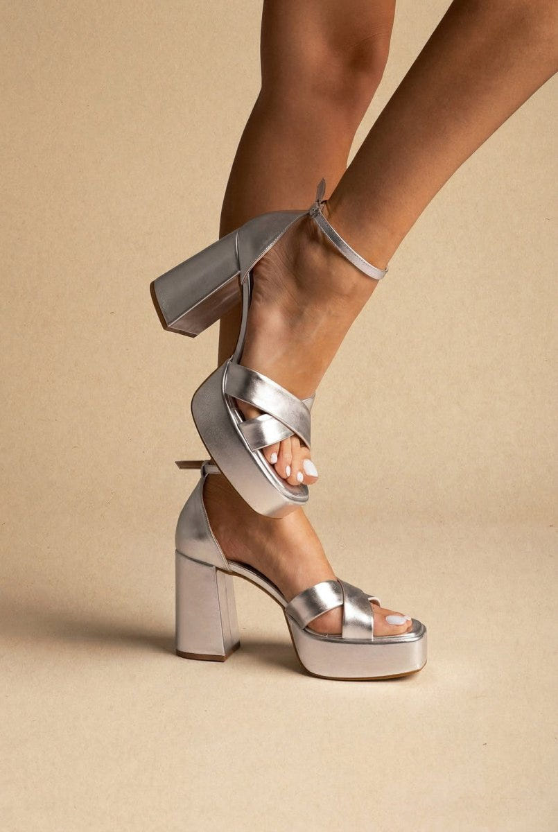 TFP - Platform Sandals - Silver