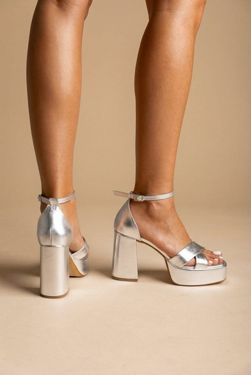 TFP - Platform Sandals - Silver