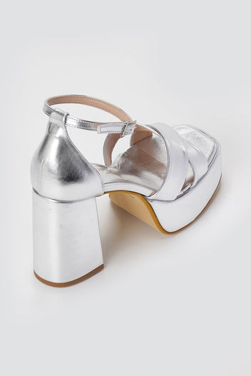 TFP - Platform Sandals - Silver
