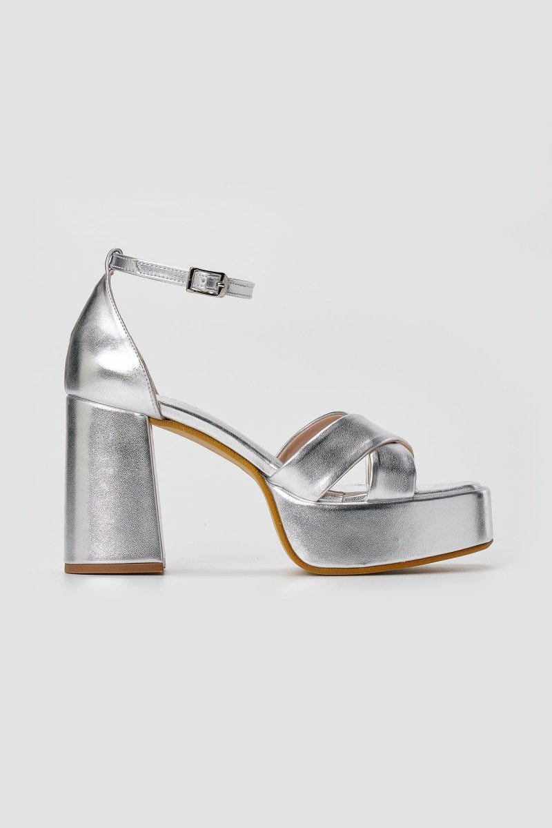 TFP - Platform Sandals - Silver