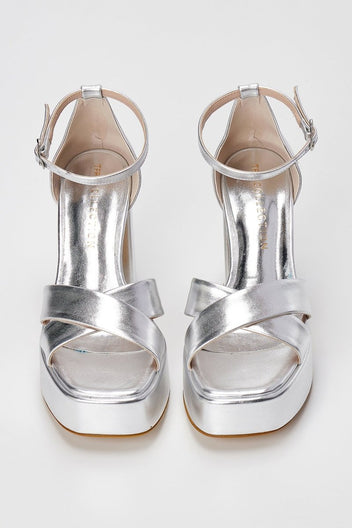TFP - Platform Sandals - Silver