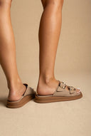 Estil - Platform Sandals - Taupe Suede