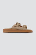 Estil - Platform Sandals - Taupe Suede