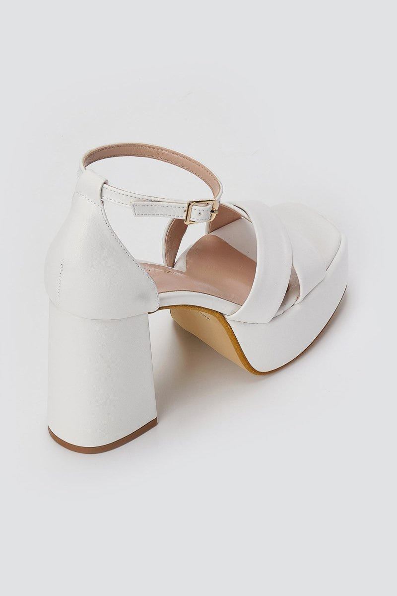 TFP - Platform Sandals - White Matte