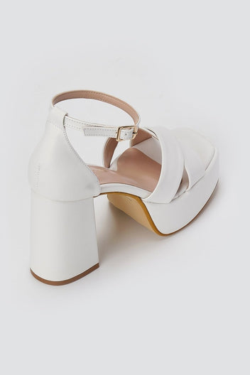 TFP - Platform Sandals - White Matte