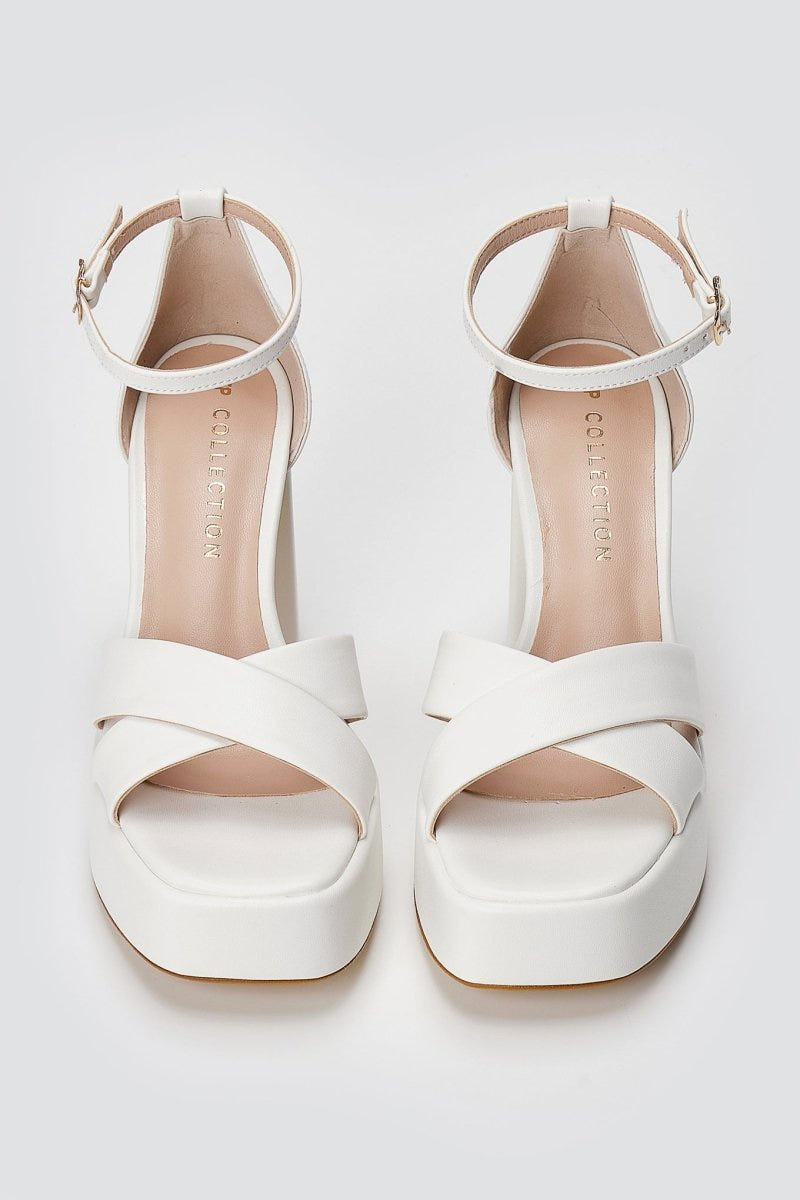 TFP - Platform Sandals - White Matte