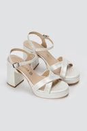 RAGAZZA - Platform Sandals - White Pearl