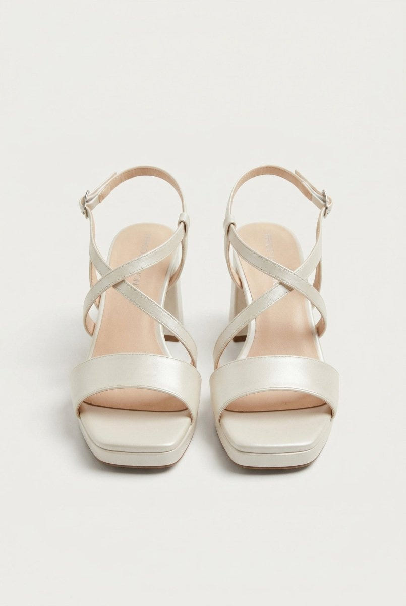 TFP - Platform Sandals - White Pearl