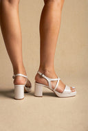 TFP - Platform Sandals - White Pearl