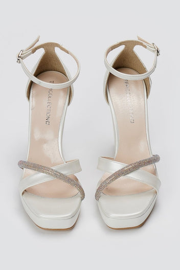 TFP - Platform Sandals - White Pearl