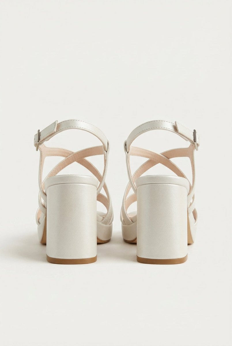 TFP - Platform Sandals - White Pearl