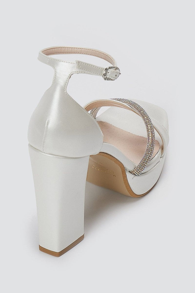 TFP - Platform Sandals - White Pearl