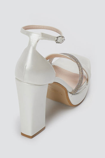 TFP - Platform Sandals - White Pearl
