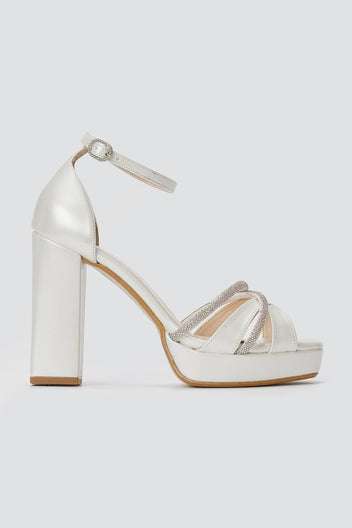 TFP - Platform Sandals - White Pearl