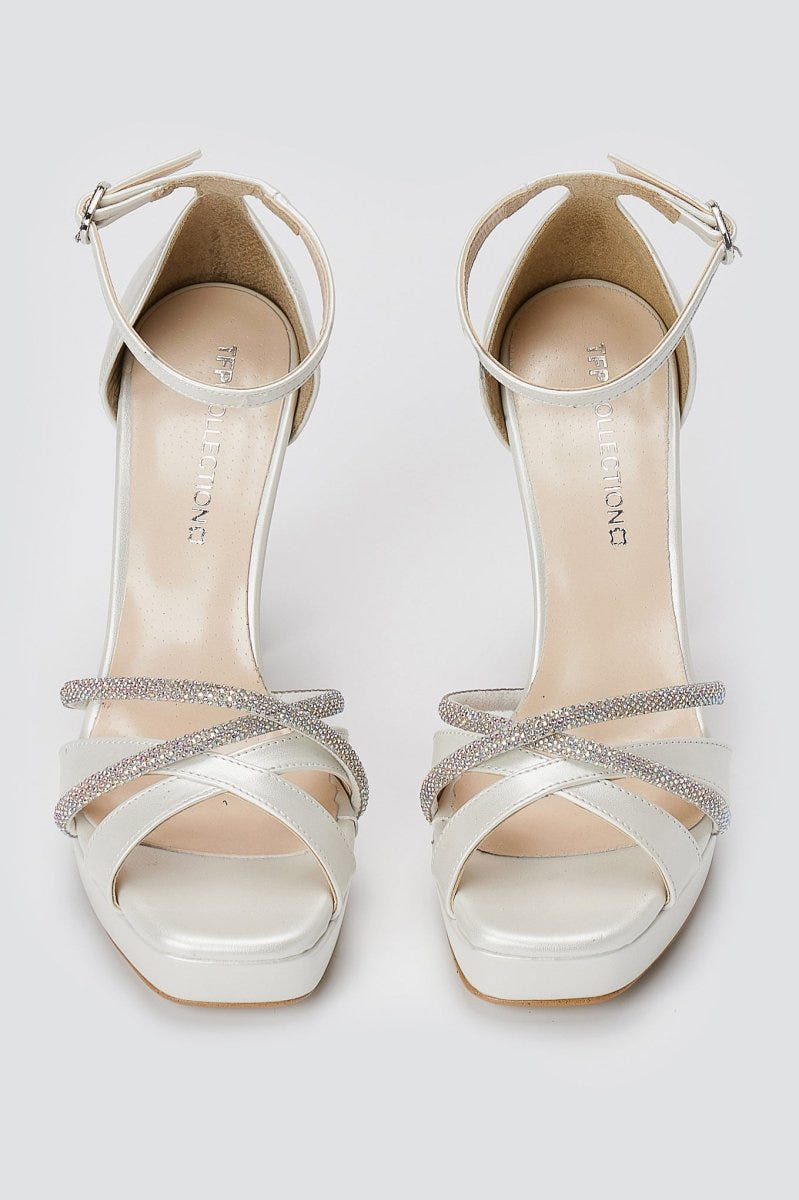 TFP - Platform Sandals - White Pearl