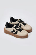 Platform Sneakers XTI 144585 - Beige Matte - thefashionproject.gr - Xti Footwear