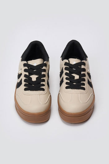 Platform Sneakers XTI 144585 - Beige Matte - thefashionproject.gr - Xti Footwear