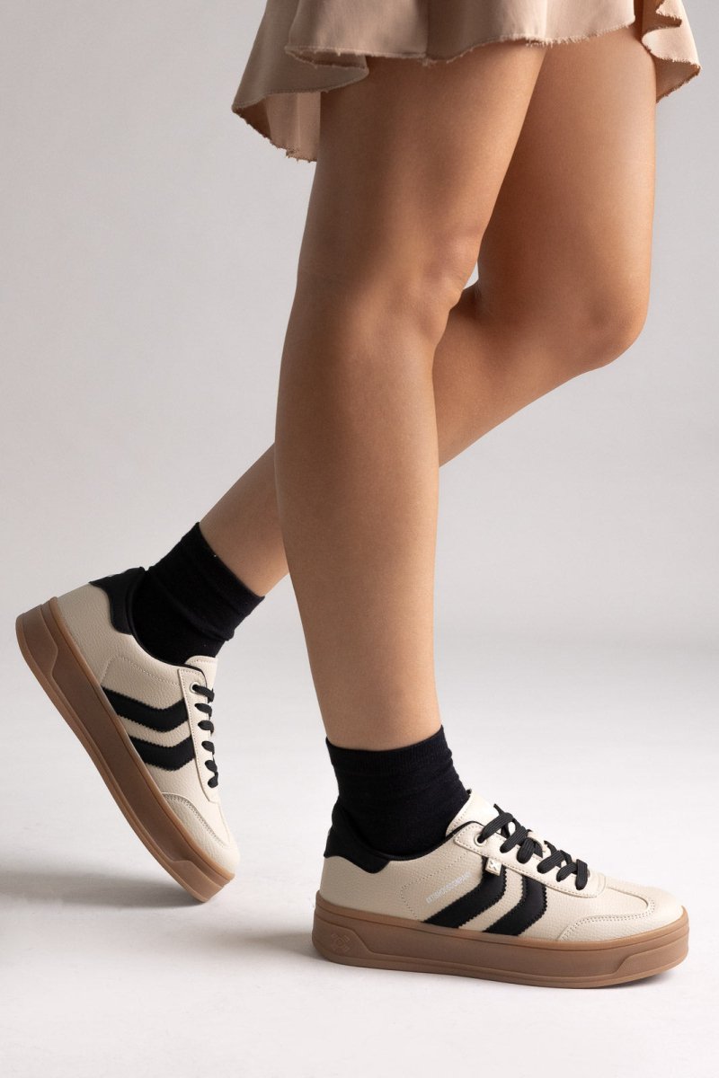 Sneakers Platform XTI 144585 - Μπεζ Ματ