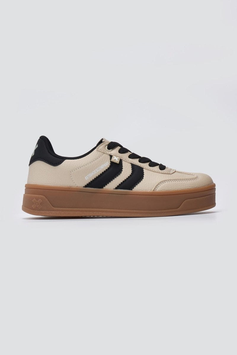 Platform Sneakers XTI 144585 - Beige Matte - thefashionproject.gr - Xti Footwear