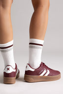 Platform Sneakers XTI 144585 - Bordeaux Matte - thefashionproject.gr - Xti Footwear