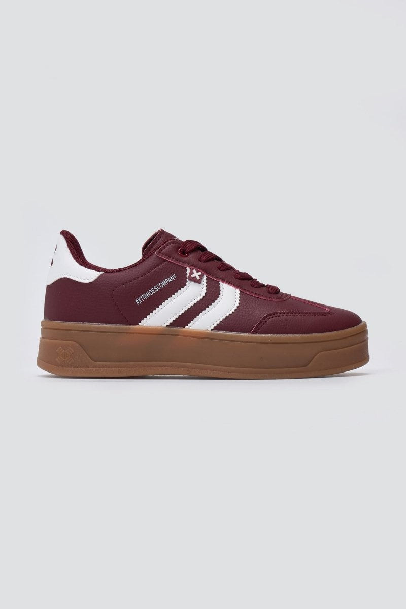 Platform Sneakers XTI 144585 - Bordeaux Matte - thefashionproject.gr - Xti Footwear