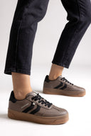 Platform Sneakers XTI 144585 - Taupe Matte - thefashionproject.gr - Xti Footwear