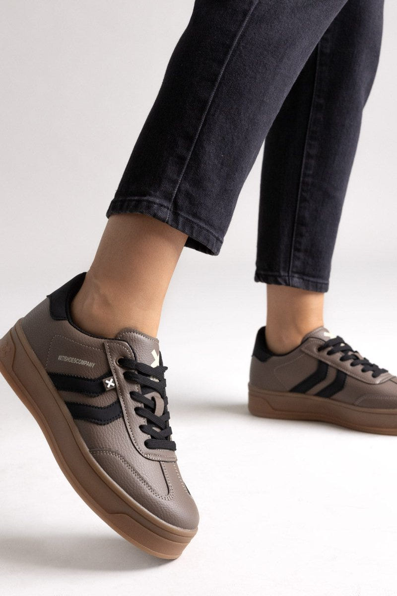 Platform Sneakers XTI 144585 - Taupe Matte - thefashionproject.gr - Xti Footwear