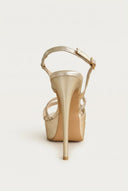 TFP - Platform Stiletto Sandals - Gold
