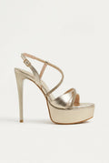 TFP - Platform Stiletto Sandals - Gold