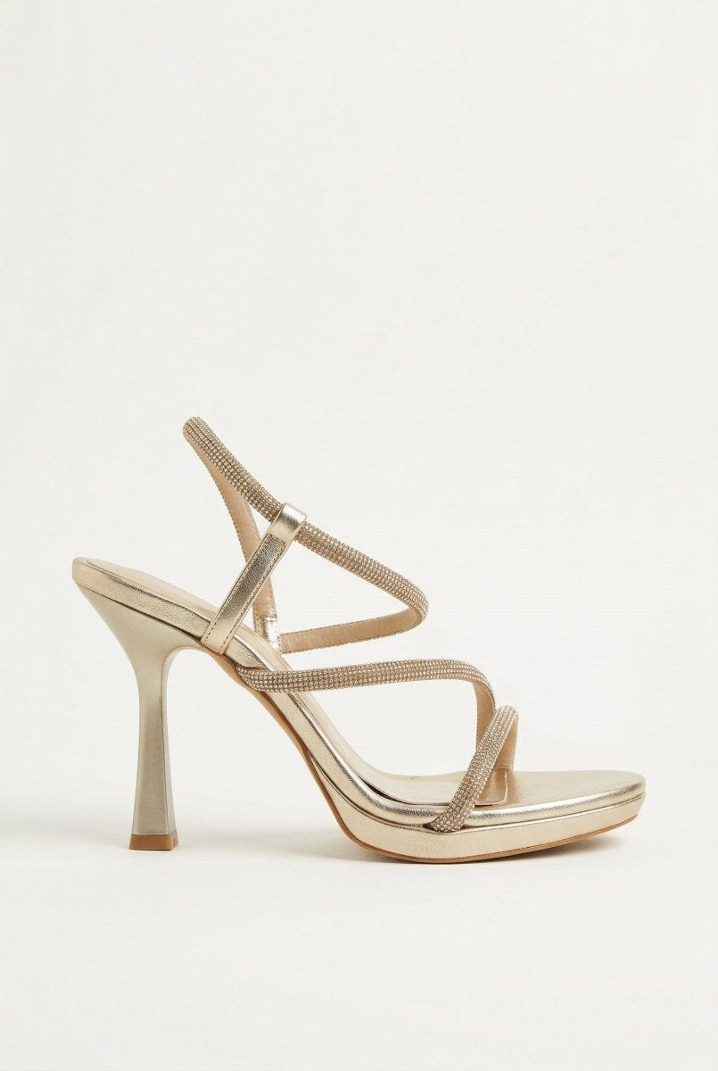 TFP - Platform Stiletto Sandals - Gold